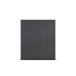 Drehtürenschrank >Ticao< 2 Schübe, 3 Böden, 3 Stangen, grau metallic - 181x210x54cm (BxHxT)