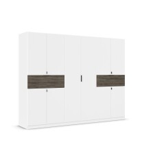 Drehtürenschrank >Ticao< 2 Schübe, 3...