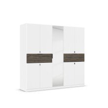 Drehtürenschrank >Ticao< 2 Schübe,...