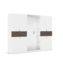 Drehtürenschrank >Ticao< 2 Schübe,...
