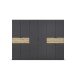 Drehtürenschrank >Ticao< 2 Schübe, in grau metallic / Eiche Artisan - 271x210x54 (BxHxT)