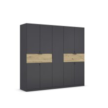 Drehtürenschrank >Ticao< 2 Schübe, in...