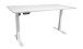 Schreibtisch >Ben< höhenverstellbar bis 117cm, weiss - 160x74/117x77cm (BxHxT)