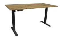 Schreibtisch >Ben< höhenverstellbar, Eiche...