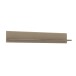 Wandboard >TIZANO< in Eiche Antik Dekor / Beige Glanz - 143,8x23,5x25cm (BxHxT)