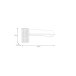 Wandboard >FIXSMILE< in Mauvella Eiche Dekor / Schwarz - 140x60x21,9cm (BxHxT)