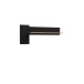 Wandboard >FIXSMILE< in Mauvella Eiche Dekor / Schwarz - 140x60x21,9cm (BxHxT)