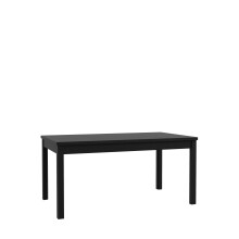 Kulissen-Esstisch >FIXSMILE< ausziehbar bis 207cm, schwarz - 160,4/207x76,6x90cm (BxHxT)