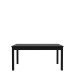 Kulissen-Esstisch >FIXSMILE< ausziehbar bis 207cm, schwarz - 160,4/207x76,6x90cm (BxHxT)