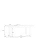 Kulissen-Esstisch >FIXSMILE< ausziehbar bis 207cm, schwarz - 160,4/207x76,6x90cm (BxHxT)