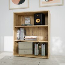 Regal >GOLDSBORO< 2 Böden, Artisan Eiche Dekor...