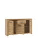 Sideboard >HAVANNA< 3 Türen, 1 Schub, Alteiche Dekor - 161,4x95,7x42,2cm (BxHxT)