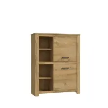 Highboard >HAVANNA< 2 Türen, Alteiche Dekor -...