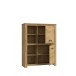 Highboard >HAVANNA< 2 Türen, Alteiche Dekor - 111,7x143,7x42,2cm (BxHxT)