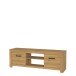 Lowboard >HAVANNA< 2 Türen, 2 Fächer, in Alteiche Dekor - 161,4x54,1x42,2cm (BxHxT)