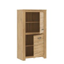 Highboard >HAVANNA< 2 Türen, in Alteiche Dekor - 77x143,7x42,2cm (BxHxT)