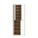 Schuhschrank >Alanna< 4 Türen, Secret grey / Artisan Eiche Dekor - 74,5x191,9x34,9 (B/H/T)