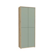 Schuhschrank >Alanna < 4 Türen, Salbei /...