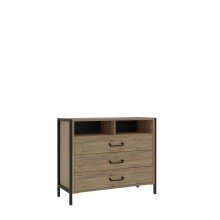 Kommode >ORIENTAL TREE< 3 Schübe, Bartex Eiche...