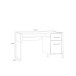 Schreibtisch >ORIENTAL TREE< Ablagefach, Bartex Eiche Dekor / Schwarz - 129,4x74,7x60,2cm (B/H/T)