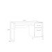 Schreibtisch >ORIENTAL TREE< Ablagefach, Bartex Eiche Dekor / Schwarz - 129,4x74,7x60,2cm (B/H/T)