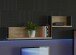 Wandboard >ORIENTAL TREE< Stufe, in Bartex Eiche Dekor / Schwarz - 122,5x42,9x21,9cm (BxHxT)