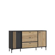 Sideboard >JOAKIMIS< Lamelle, Mauvella Eiche Dekor...