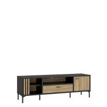 TV-Board >JOAKIMIS< Lamelle, Mauvella Eiche Dekor /...