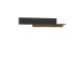 Wandboard >HAYATO< in Alpenfichte Dekor / Schwarz - 154x35,4x21,9cm (BxHxT)