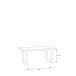 Couchtisch >HAYATO< in Alpenfichte Dekor / Schwarz - 110x45x60cm (BxHxT)