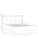 Stauraumbett >HAYATO< mit Rost, LED, Alpenfichte Dekor/schwarz - 172,6x104,3x207,3cm (BxHxT)