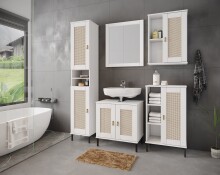 Badezimmer-Set >WZ-0800< (5-teilig) Fichte massiv...