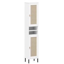 Badezimmer-Set >WZ-0800< (5-teilig) Fichte massiv weiss - 155x190x40 (BxHxT)