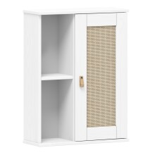 Badezimmer-Set >WZ-0800< (5-teilig) Fichte massiv weiss - 155x190x40 (BxHxT)