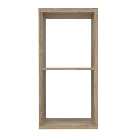 Raumteilerregal >MAURO< in Sonoma Eiche Dekor - 39,5x72,8x32,9cm (BxHxT)