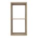 Raumteilerregal >MAURO< in Sonoma Eiche Dekor - 39,5x72,8x32,9cm (BxHxT)