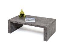 Couchtisch >3/131-30< in Grau Stein Optik, MDF -...