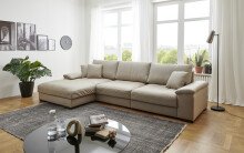 Polsterecke >Adriena< 6 Kissen, Daune, Bezug in...