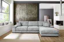 Wohnlandschaft >Adriena< 6 Kissen, Daune, weicher...