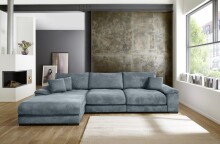 Wohnlandschaft >Adriena< 6 Kissen, Daune, weicher...