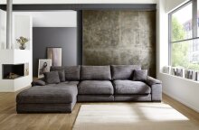 Wohnlandschaft >Adriena< 6 Kissen, Daune, weicher...