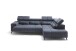 Wohnlandschaft >Iver< Sitz+Kopfteilverstellung, 5 Kissen, anthrazit - 295x100x232cm (BxHxT)