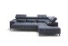 Wohnlandschaft >Iver< Sitz+Kopfteilverstellung, 5 Kissen, anthrazit - 295x100x232cm (BxHxT)