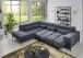 Wohnlandschaft >Iver< Sitz+Kopfteilverstellung, 5 Kissen, anthrazit - 295x100x232cm (BxHxT)