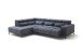 Wohnlandschaft >Iver< Sitz+Kopfteilverstellung, 5 Kissen, anthrazit - 295x100x232cm (BxHxT)