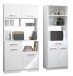 Schrank-Set >Buffet Set - Uno 3< (2-teilig) in Weiss, Buffet und Beistellschrank