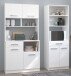 Schrank-Set >Buffet Set - Uno 3< (2-teilig) in Weiss, Buffet und Beistellschrank