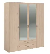 Kleiderschrank >Daily 13< 5 Böden, 2 Stangen,...