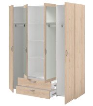 Kleiderschrank >Daily 13< 5 Böden, 2 Stangen,...