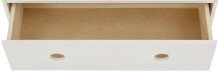 Bücherregal >Umeå< 105x75 cm in Weiß aus Kiefernholz mit Schublade